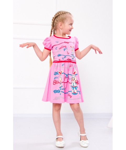 Dress for girls "Breeze" Wear Your Own 110 Pink (6089-001-33-v7)