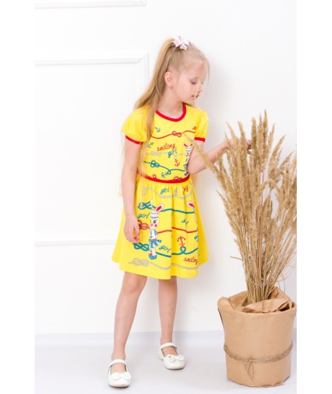 Dress for girls "Breeze" Wear Your Own 98 Yellow (6089-001-33-v10)