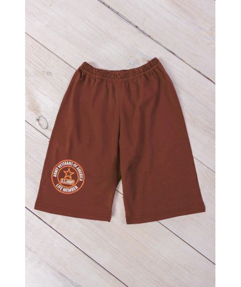 Boys' shorts Wear Your Own 128 Brown (6091-001-33-v18)