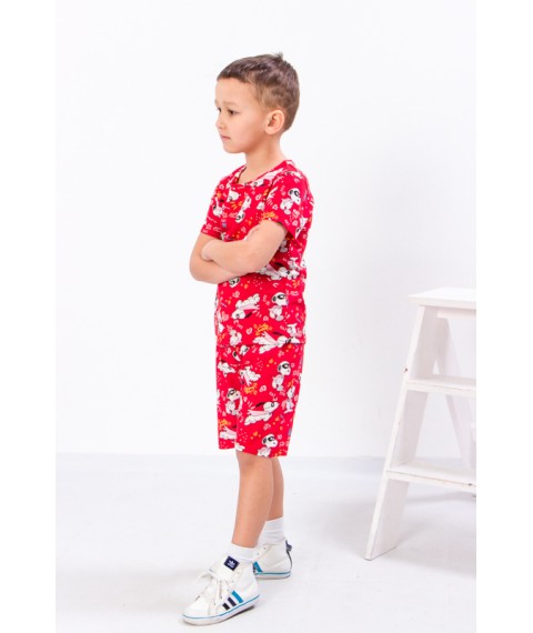 Set for a boy (T-shirt + shorts) Wear Your Own 116 Red (6102-002-v21)