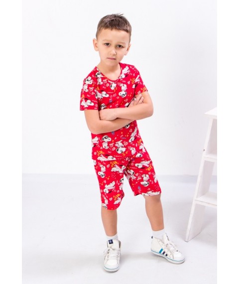 Set for a boy (T-shirt + shorts) Wear Your Own 110 Red (6102-002-v26)