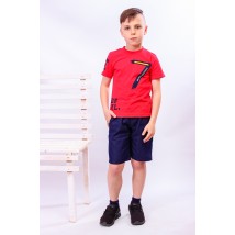Set for a boy (T-shirt + shorts) Wear Your Own 104 Red (6105-075-33-v3)