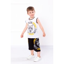 Set for a boy "Tiger" Wear Your Own 128 White (611657-v3)