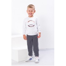 Pants for boys Wear Your Own 134 Gray (6155-057-4-v85)