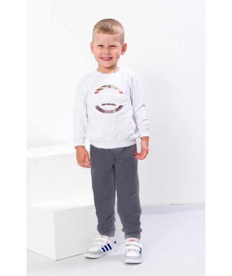 Pants for boys Wear Your Own 104 Gray (6155-057-4-v27)
