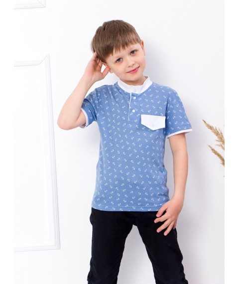 Polo shirt for boys Wear Your Own 110 Blue (6200-002-v4)