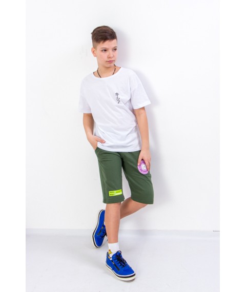 Breeches for boys Wear Your Own 134 Green (6208-001-33-v2)