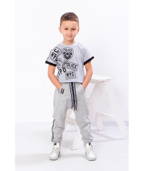 Afghan pants for boys Wear Your Own 140 Gray (6225-057-v2)