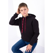 Boy's Hoodie (Teen) Wear Your Own 122 Black (6226-025-1-v17)