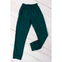 Pants for boys (teens) Wear Your Own 134 Green (6232-057-v3)