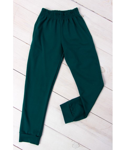 Pants for boys (teens) Wear Your Own 134 Green (6232-057-v3)