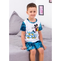 Boys' pajamas (T-shirt+shorts) Nosy Svoe 116 Blue (6245-002-33-v3)