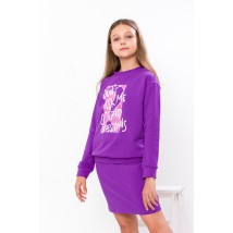 Set for a girl (jumper + skirt) Wear Your Own 158 Purple (6253-057-33-v7)