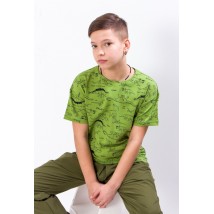 T-shirt for a boy (adolescent) Wear Your Own 146 Green (6263-055-v18)