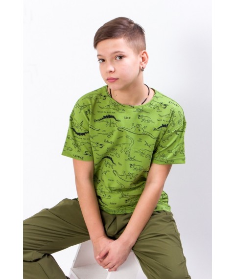 T-shirt for a boy (adolescent) Wear Your Own 146 Green (6263-055-v18)