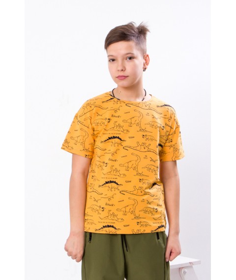 T-shirt for a boy (adolescent) Wear Your Own 140 Yellow (6263-055-v21)