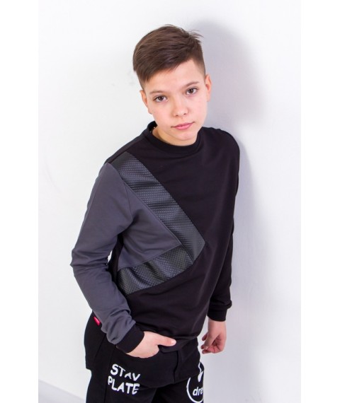 Sweatshirt for a boy Wear Your Own 158 Black (6271-057-v6)