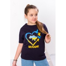 T-shirt for girls oversize (teenage) Wear Your Own 170 Blue (6333-000-33-Т-v19)