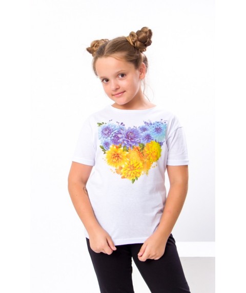 T-shirt for girls oversize (teenage) Wear Your Own 146 White (6333-000-33-Т-v6)