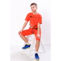 Set for a boy (T-shirt + breeches) Wear Your Own 158 Orange (6336-057-33-1-v0)