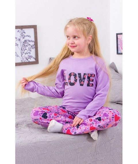 Піжама для дівчинки Носи Своє 110 Фіолетовий (6347-002-33-5-1-v3)