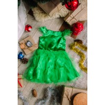 Новорічна сукня "Ялинка" Носи Своє 110 Зелений (7005-v0)