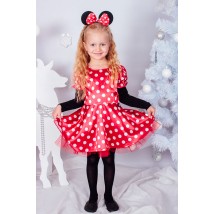 New Year's costume "Minnie" Wear Your Own 110 Red (7006-v0)