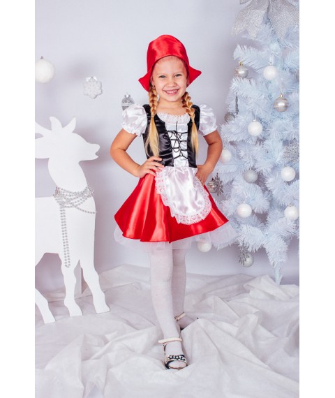 New Year's costume "Red Riding Hood" Wear Your Own 110 Red (7007-v0)