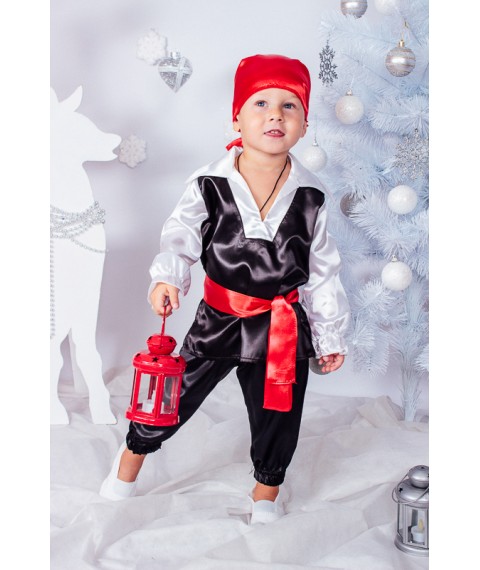 New Year's costume "Pirate" Wear Your Own 98 Black (7010-v1)