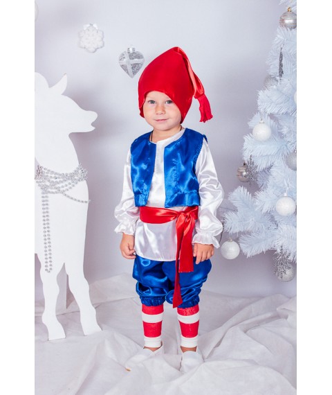 New Year's costume "Gnome" Wear Yours 98 Blue (7011-v1)