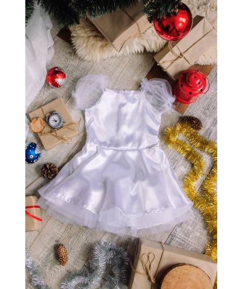 Новорічна сукня "Сніжинка" Носи Своє 110 Білий (7017-v0)