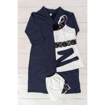 Women's set (robe+shirt+shorts) Nosy Svoe 52 Blue (8022-002-v2)
