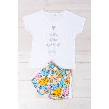 Women's pajamas (T-shirt + shorts) Nosy Svoe 42 White (8072-002-33-v84)