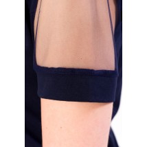 Сукня жіноча з фатиновими вставками Носи Своє 48 Синій (807636-v0)