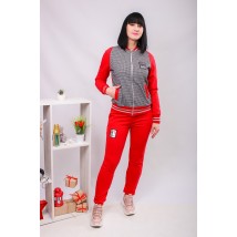 Women's suit "3" (jacket+trousers+skirt) Wear Your Own 42 Red (8093-057-v12)