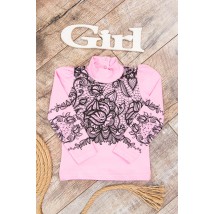 Blouse for girls "Pattern" Wear Your Own 30 Pink (9267-036-33-v20)