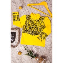 Блуза для дівчинки "Візерунок" Носи Своє 28 Жовтий (9267-036-33-v31)