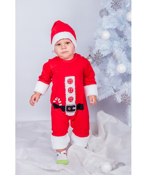 Nursery overalls "New Years" Wear Your Own 22 Red (9540-023-33-v2)