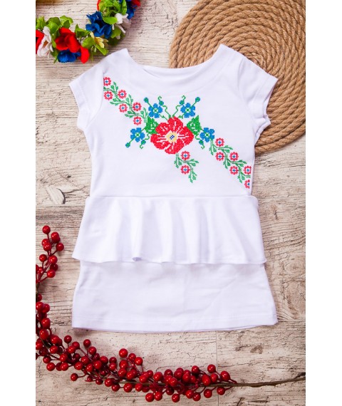Сукня-вишиванка для дівчаток Носи Своє 28 Білий (9573-015-22-v2)