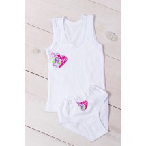 T-shirt+underpants for girls with a crotch Nosy Svoe 26 White (9687-000-33-v6)