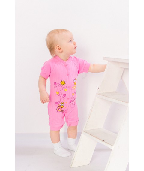 Nursery overalls for girls Nosy Svoe 22 Pink (9872-050-33-5-v9)