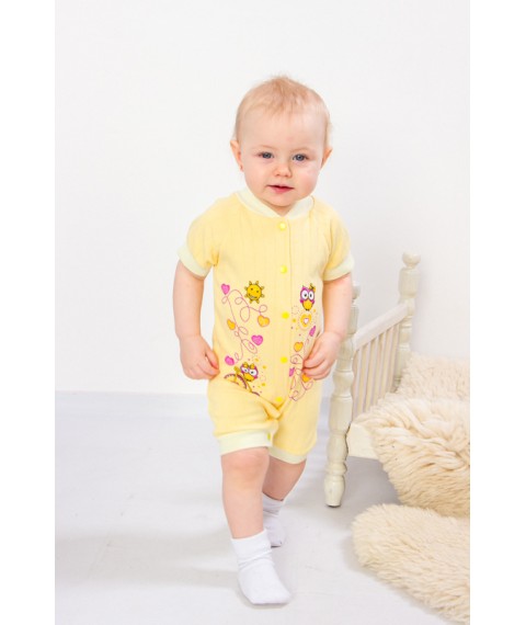 Nursery overalls for girls Nosy Svoe 24 Yellow (9872-050-33-5-v4)