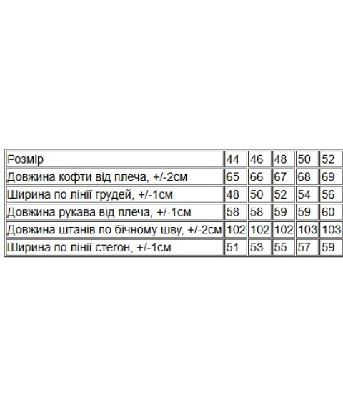Піжама жіноча "Family look" Носи Своє 50 Синій (8249-1-v13)