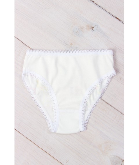 Underpants for girls with shaped rubber Nose Svoe 30 White (273-001-v29)