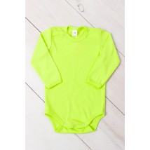 Nursery bodysuit for a girl (with long sleeves) Nosy Svoe 80 Light green (5010-008-5-v14)