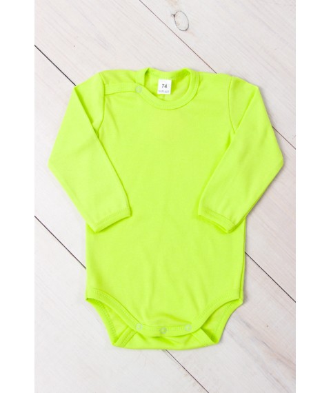 Nursery bodysuit for a girl (with long sleeves) Nosy Svoe 80 Light green (5010-008-5-v14)
