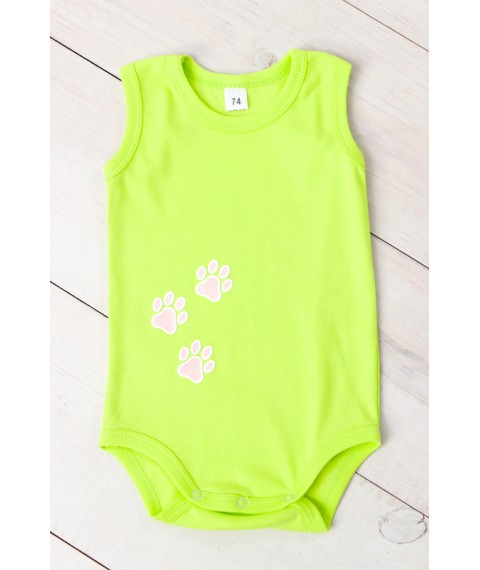 Nursery bodysuit for a girl Nosy Svoye 56 Light green (5067-008-33-5-v2)