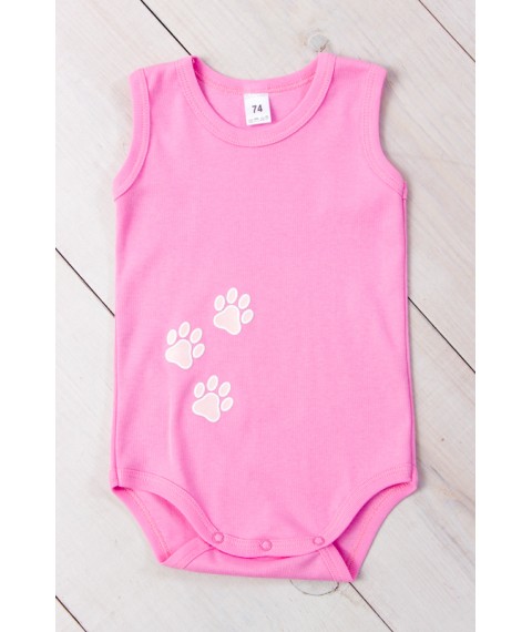 Nursery bodysuit for a girl Nosy Svoe 56 Pink (5067-008-33-5-v0)