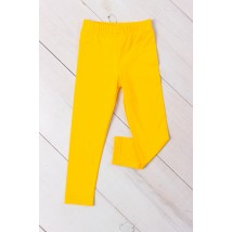 Leggings for girls Wear Your Own 128 Yellow (6000-036-v107)