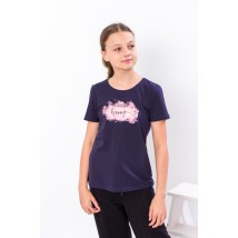 T-shirt for girls (teens) Wear Your Own 146 Blue (6012-036-33-v44)